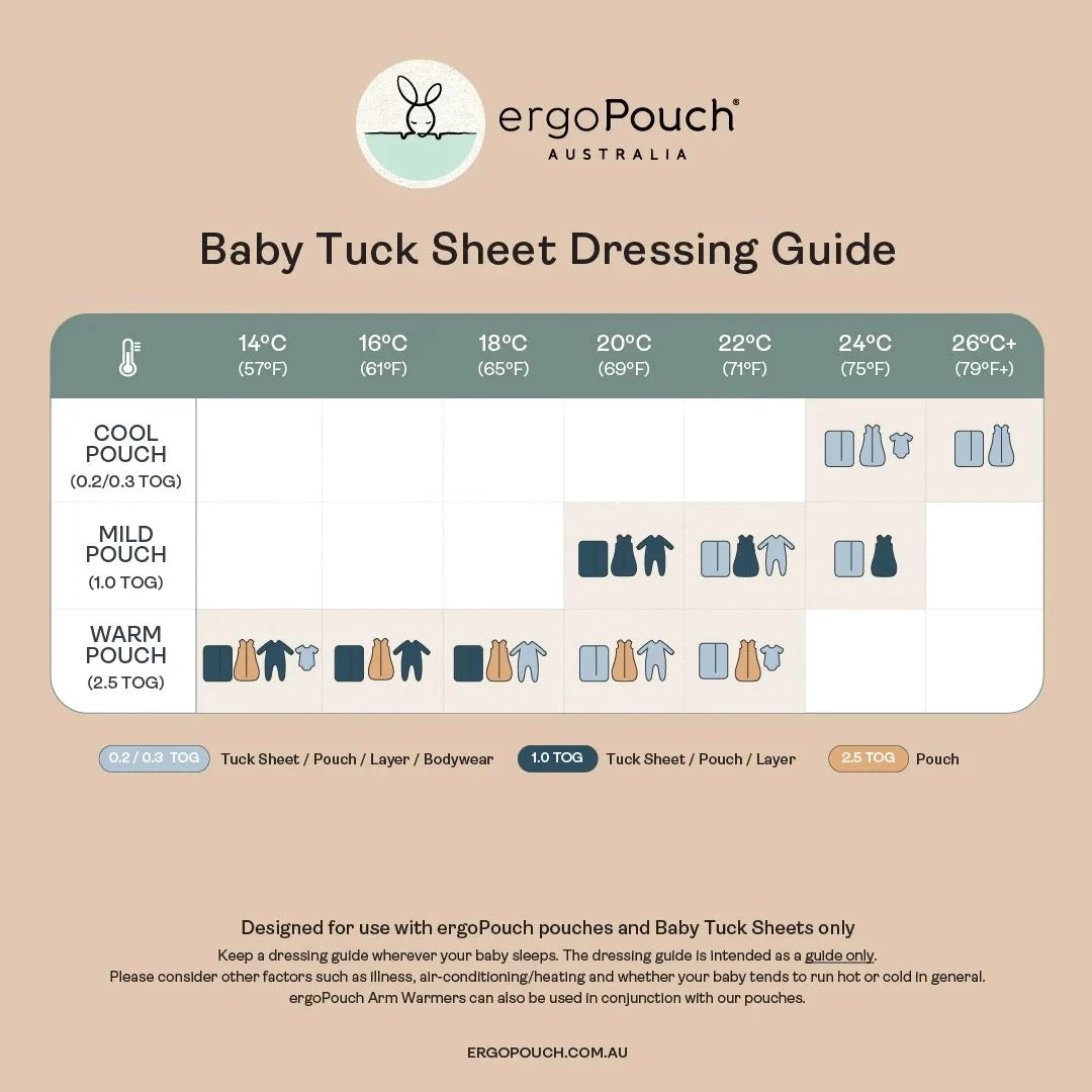 Ergopouch - Baby Tuck Sheet - Crib - Wheat 9 Ergopouch - Baby Tuck Sheet - Crib - Wheat - Image 7