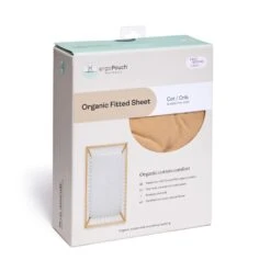 Ergopouch - Organic Fitted Sheet - Crib - Wheat -Little Dutch Store ergoPouch Ergopouch Organic Fitted Sheet Crib Wheat 6