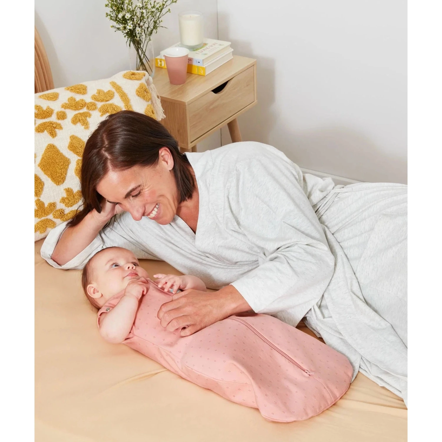 Organic Fitted Sheet - Cot - Wheat 4 Organic Fitted Sheet - Cot - Wheat - Image 2