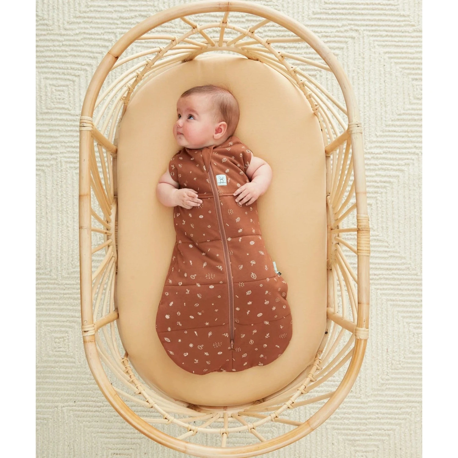 Organic Fitted Sheet - Cot - Wheat 6 Organic Fitted Sheet - Cot - Wheat - Image 4