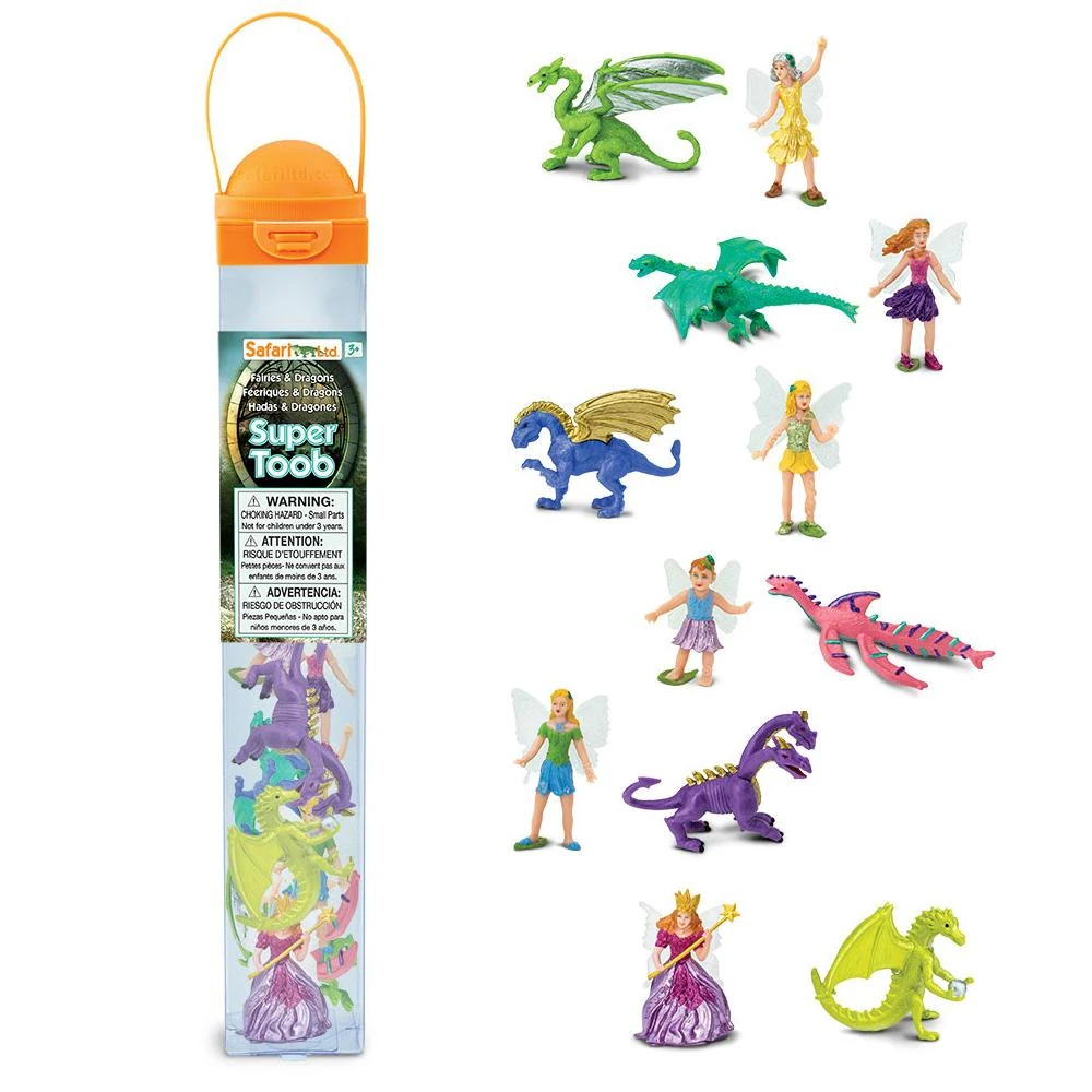Fairies & Dragons Super Toob® Small World Figures 3 Fairies & Dragons Super Toob® Small World Figures